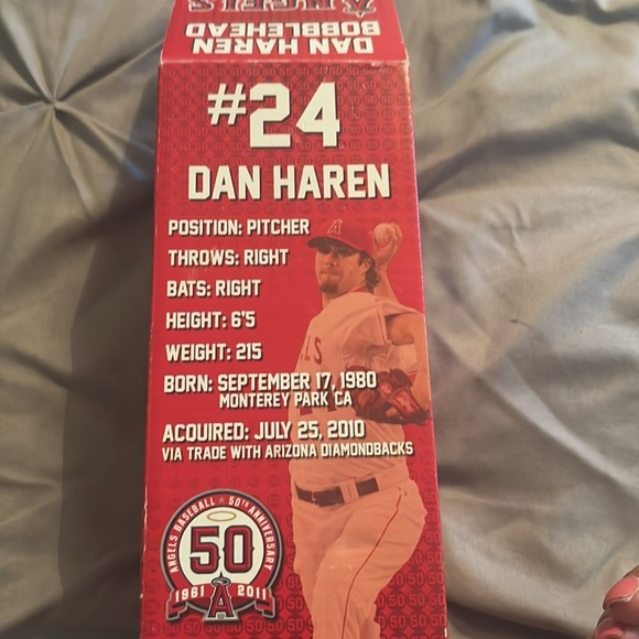 Dan Haren bubble head angels #24 - Picture 2 of 2
